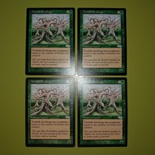 Treefolk Seedlings x4 Urza's Saga 4x Playset Magic the Gathering MTG