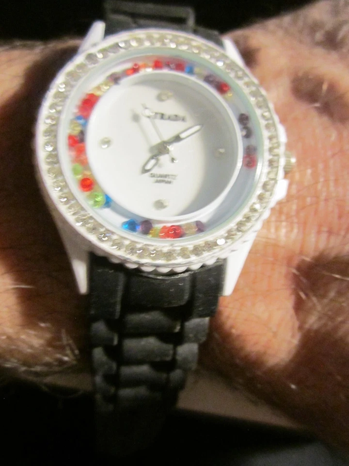 RELOJ STRADA CRISTALES FLOTANTES EN BISEL - SE ADAPTA A 8" - BBA-33E Foto 1 de 4