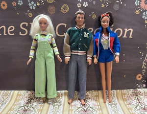 Barbie Ken Chaqueta Universitaria 1999 Teresa Natación Extremo Verde Patrón LOTE De Colección - Imagen 1 de 16