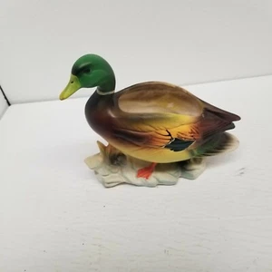 Vintage Giftwares kleine Stockente Keramik Übertopf, Made in Japan, Gartendeko - Bild 1 von 8