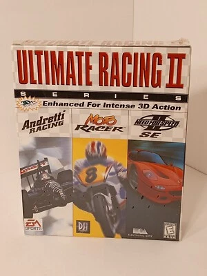 NEW EA SPORTS Ultimate Racing II PC MOTO RACER NEED FOR SPEED 2 ANDRETTI RACING - Image 1 of 4