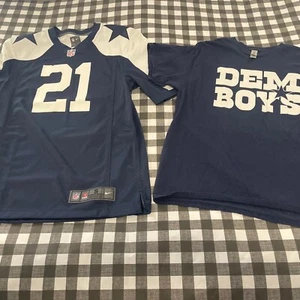 Men’s Size Small Large Elliot Dallas Cowboys Jersey #21 Used - Foto 1 di 10
