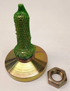 Carr Lane CL-12-SLF Stud Leveling Foot Zinc Plated 3" Base OD 3/4"-10 Thread - Picture 1 of 5