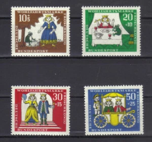 GERMANY 1966 HUMANITARIAN RELIEF Mi 523-526 SG1428-1431 GRIMM MINT NEVER HINGED - Picture 1 of 1