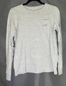 Vineyard Vines Girls Long Sleeve Whale Snowboard Shirt X-Small - Picture 1 of 12