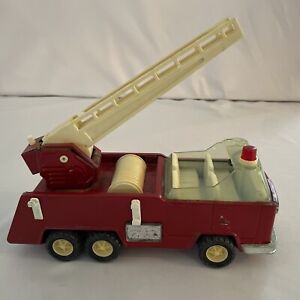 Vintage Buddy L Fire Truck Red American LaFrance Made in Japan Metal And Plastic
