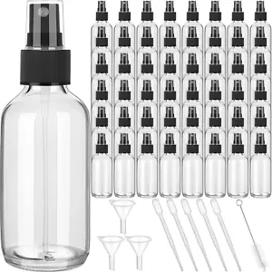 100 Pcs 4 Oz Mini Glass Spray Bottles Empty Small Essential Oil Bottles Fine Mis - Picture 1 of 7