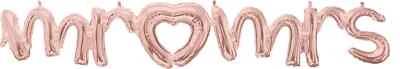 'MR and MRS'  Script Phrase Air-Fill Balloon - Wedding Engagement Balloon - NEW - Image 1 of 3