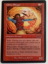MTG Ghitu Slinger Urza's Legacy 77/144 Regular Common
