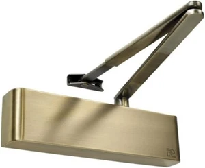 RUTLAND Fire Rated TS.9205 Door Closer Size EN 2-4 W/ Backcheck | Antique Brass - Picture 1 of 3