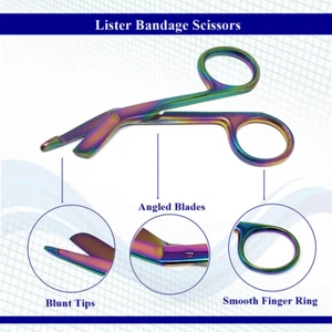 Surgical Lister Bandage Scissors Nurse EMT Paramedic Medical Emergency 3.5" Long - Picture 1 of 4