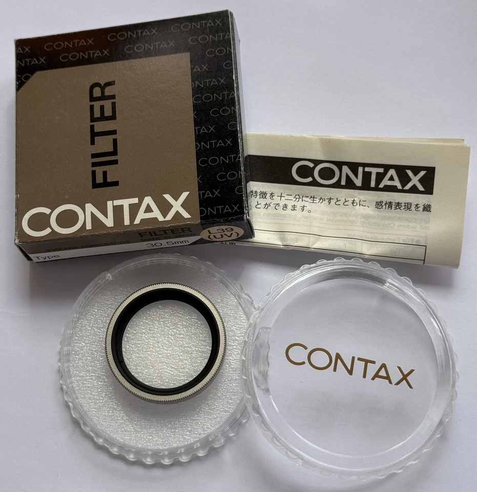 CONTAX 30.5mm UV L39 MC filter for T3 TVS Camera in Box - Image 1 of 1