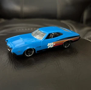 2010 Hot Wheels 1972 Ford Grand Torino Sport K&N blau Die Cast 1:64 Muscle Car - Bild 1 von 4