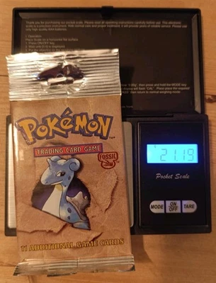 Pokemon TCG WOTC Fossil Unlimited Booster Pack - Lapras - 21.19g - Image 1 of 3