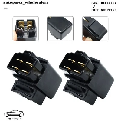 2X Fuel Pump Fan Off Relay Compatible for Suzuki GSXR1000 GSXR1100 GS500 RF600 - Image 1 of 4