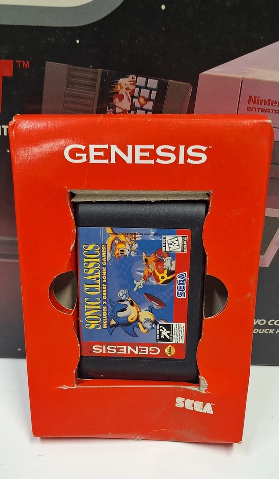 Vintage Sonic Classics Sega Genesis Authentic Untested Game  - Image 1 of 1