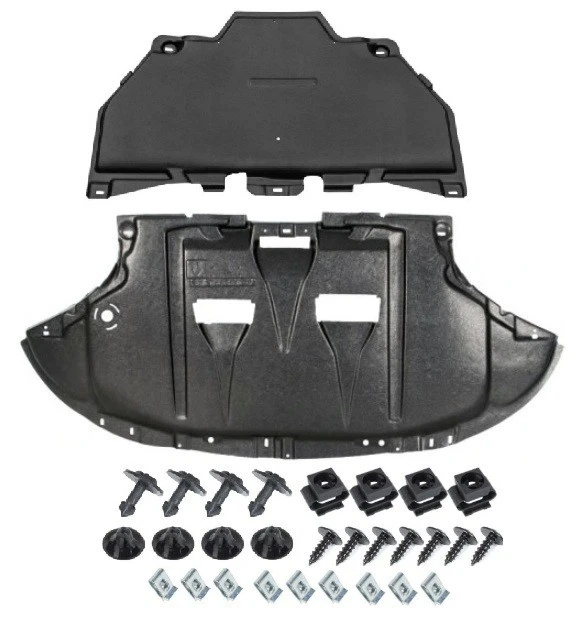 PLAQUE COUVERCLE CACHE PROTECTION SOUS MOTEUR + SET AUDI A4 B6 B7 8E0863823 - Immagine 1 di 1