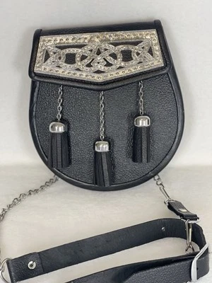 Cartera Festival Bolso de Hombro Occidental Cartera Hippy Borlas Renacimiento Gitano Foto 1 de 4