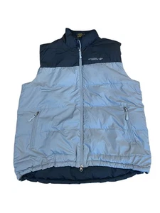 Mountain Designs Puffer Vest Mens Size XL Grey Black Outerwear Full Zip Outdoor - Picture 1 of 9