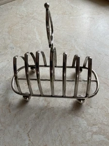 Vintage Silver Plate EPNS Toast Rack Dated 1918 - Picture 1 of 6