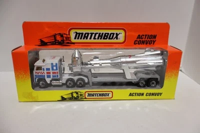1981 MATCHBOX NASA CONVOY PETERBIL SEMI-TRACTOR TRAILER WITH ROCKET - Image 1 of 3