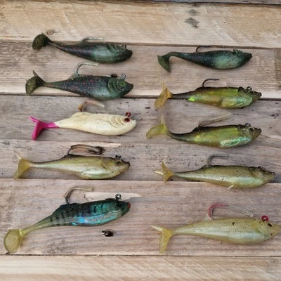 10 Señuelo Molix RT COLA ABATIBLE Cebo Suave Depredadores o similar Foto 1 de 4