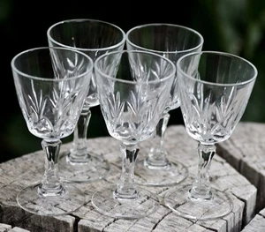 VINTAGE Luminarc Verrerie D'arques 5 Cordial Gläser 5er Set Made In France - Bild 1 von 5