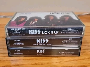 Kiss  -Cassette Tapes Lot of 3 Kiss Army Rock N Roll  - Picture 1 of 3