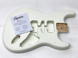 Authentique ! Guitare électrique Fender Squier HARDTAIL STRAT BODY Stratocaster blanche - Photo 1 sur 19