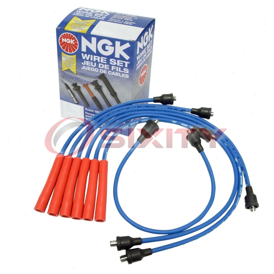 Juego de cables de bujía NGK de 1 pieza para Ford Econoline 1961-1967 2,8 L 2,4 L L6 - sm Foto 1 de 4