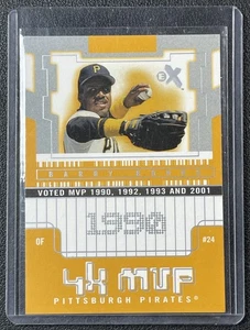 BARRY BONDS 2002 FLEER E-X #2 BB 4-TIME MVP 1132/1992 PIRATES - Picture 1 of 2