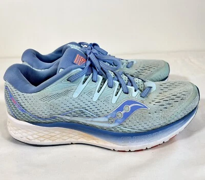 Zapatos para correr Saucony Ride ISO 2 para mujer talla 9,5 azules Ever Run S10514-1 Foto 1 de 4
