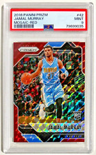 2016-17 Panini Prizm Jamal Murray RC Mosaic Red PSA 9 #42 Denver Nuggets Canada