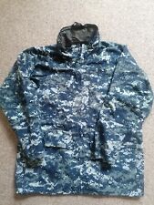 US Navy Goretex Parka Jacket Size Medium Regular Digital Camo Blue p2p 25"