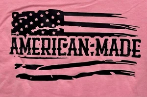 American Made Flag Patriotic Women’s Shirt Size Small 3-5 - Picture 1 of 4