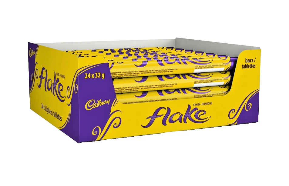 CHOCOLATE EN ESCAMAS CADBURY 24 BARRAS x 32g ¡¡¡ENVÍO FRESCO EL MISMO DÍA!!!! Foto 1 de 4