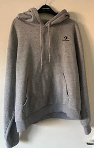 CONVERSE GREY PULLOVER HOODIE UNISEX SIZE XXL EXCELLENT CONDITION - Picture 1 of 3
