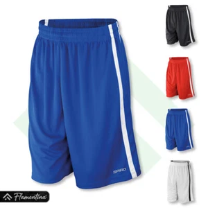Mens Basketball Quick-Dry Shorts Running Gym Lightweight Sports Team Spiro - Picture 1 of 10