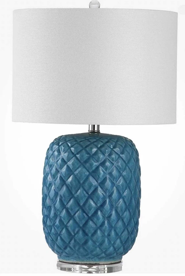 SAFAVIEH Colección de Iluminación Chaney Moderno Azul 25 Pulgadas Dormitorio Sala Leer Foto 1 de 4