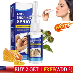 Anti-Snoring Nasal Spray, Natural Solution for Snore Relief, Fast Snore Stopper - Picture 1 of 5