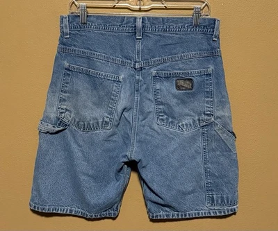 钥匙品牌 Carpenter 牛仔短裤短裤蓝色 - 男式 33 码 — 第 1/2 张图片