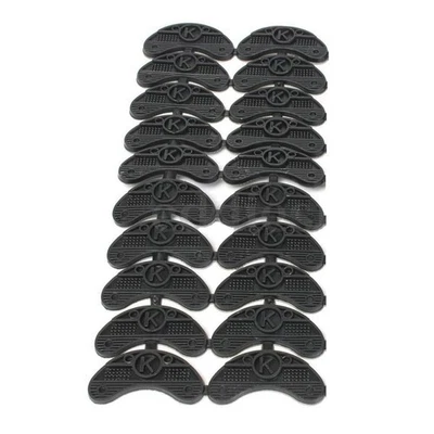 20PCS 10-Pair Rubber Heel Savers Toe Plates Taps DIY Shoe Repair Pads 50*20*3mm - Image 1 of 4