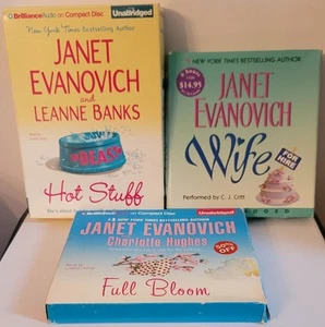 JANET EVANOVICH 3 AUDIOBOOKS - COMPACT DISCS - USED - Picture 1 of 1