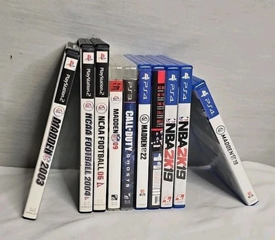 Lot of 3Playstation 2 Games, 1 Playstation 3 Game And 5 Playstation 4 Games  - Image 1 of 4