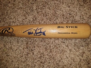 TORII HUNTER SIGNED BASEBALL BAT JSA MINNESOTA TWINS LOS ANGELES ANGELS TIGERS - Picture 1 of 3