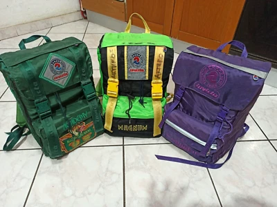 Invicta Three backpack multicolor USED vintage imported direct from Italy!!!! - Image 1 of 4