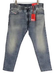 Diesel D-Krooley Jogg 068DU Men's Jeans W32/L32 Drawstring Waist Blue - Picture 1 of 12