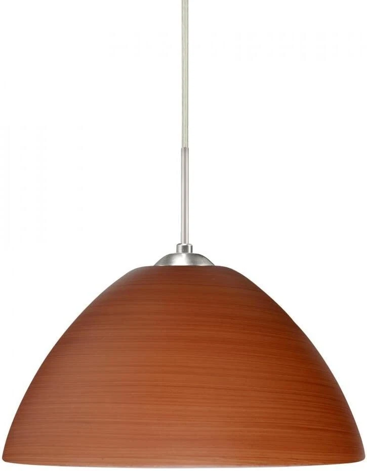 Besa Lighting 1JT-4201CH-SN Tessa Pendant Satin Nickel Cherry Glass - Image 1 of 4