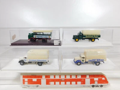 4x BREKINA 1:87 Truck MB: 4052+4018+4807+Brauhaus Schweinfurt, Mint + Box # - Image 1 of 3