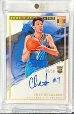 2022-23 Impeccable Chet Holmgren Rookie Autographs Holo Gold Auto RC #05/10